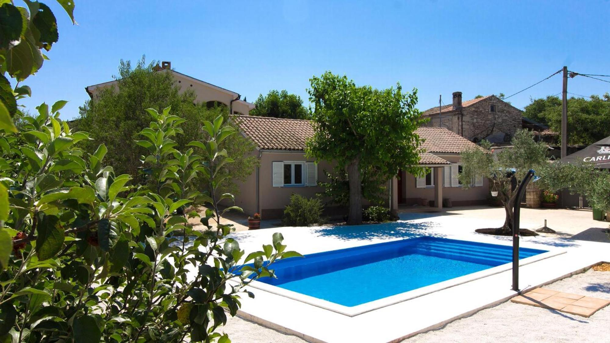 Ferienhaus Aqua Mit Pool Jadreski Ngoại thất bức ảnh